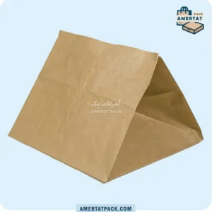 پاکت حمل پیتزا خانواده کوتاه خام آمرتات پک، ساده و فشرده، برای بسته‌بندی بهینه پیتزا