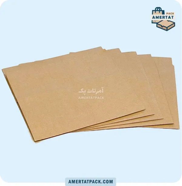 پاکت کرافت خام پیتزا خانواده کوتاه آمرتات پک، دوستدار طبیعت و قابل بازیافت