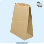 پاکت بیرون بر سوخاری بزرگ خام آمرتات پک، با ظاهر مینیمال، برای حفظ تردی غذاهای سوخاری