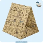 پاکت حمل پیتزا دونفره چاپی آمرتات پک، با طرح عمومی و ابعاد مناسب برای دو پیتزا