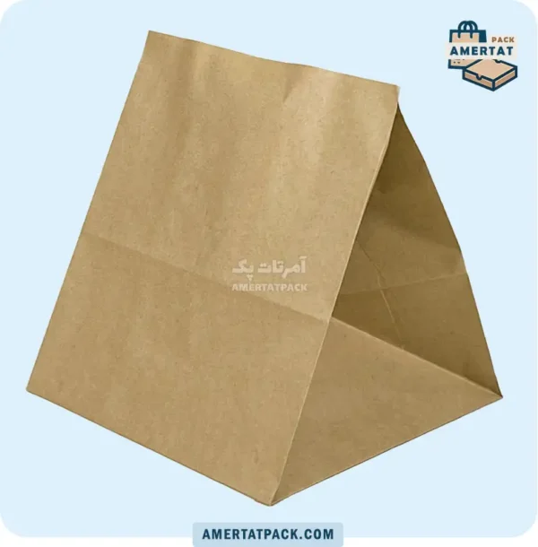 پاکت حمل پیتزا دونفره خام آمرتات پک، با ظاهر ساده و کاربردی، برای دو پیتزا