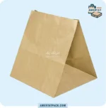 نمای نزدیک پاکت کرافت 75 گرمی خام پیتزا خانواده با بافت طبیعی و کیفیت ساخت