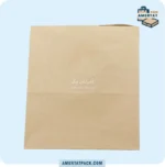 پاکت حمل پیتزا خانواده بلند خام آمرتات پک، با ظاهر ساده، مناسب برای پیتزاهای بزرگ و اقلام جانبی