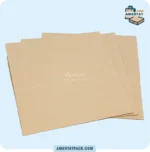 پاکت کرافت خام پیتزا خانواده بلند آمرتات پک از زاویه دید جانبی، نشان‌دهنده ابعاد 35x34x39 سانتی‌متری
